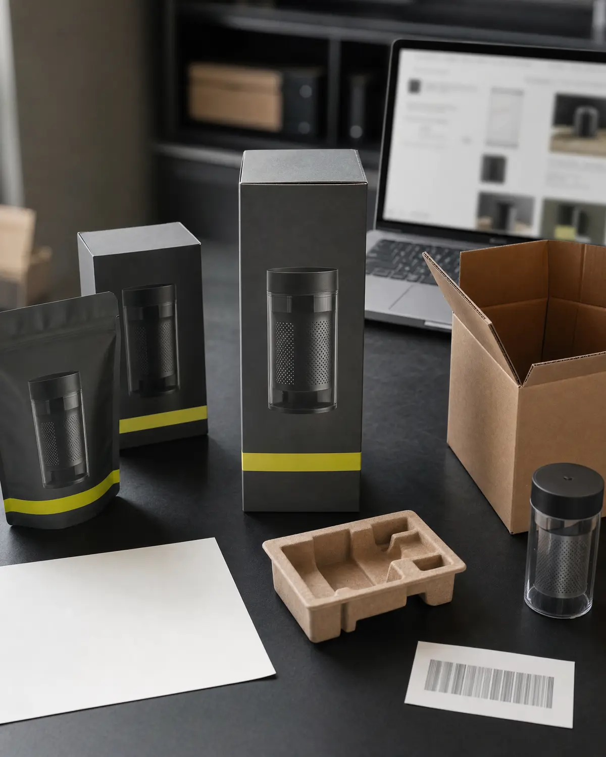 Registered product brand prepared for Amazon marketplace operations